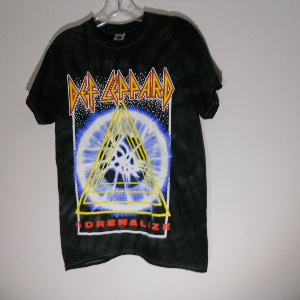 HP🎉 Def Leppard Adrenalize Tie Dye Tshirt S nwot